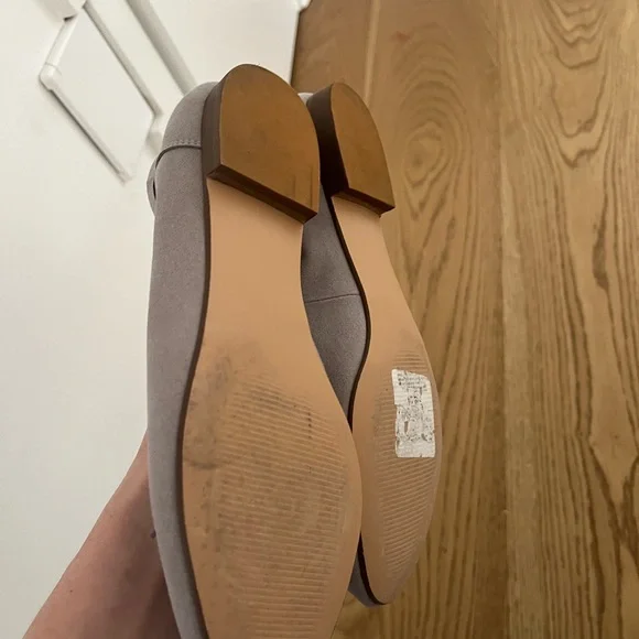 Steve Madden Light Gray Suede Tassel Loafers - Picture 2 of 2